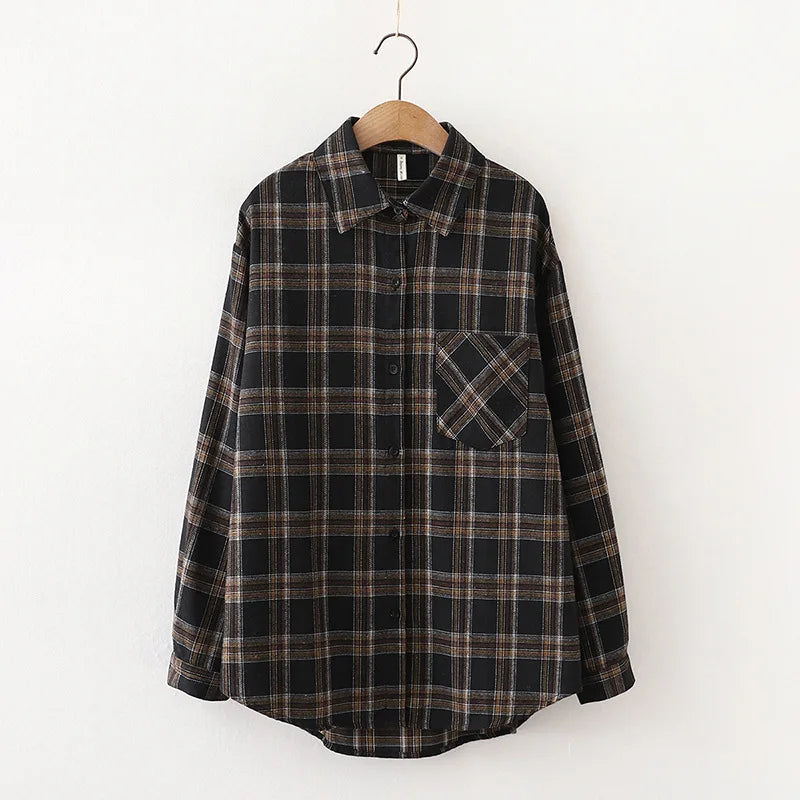 Oversized Women's Plaid