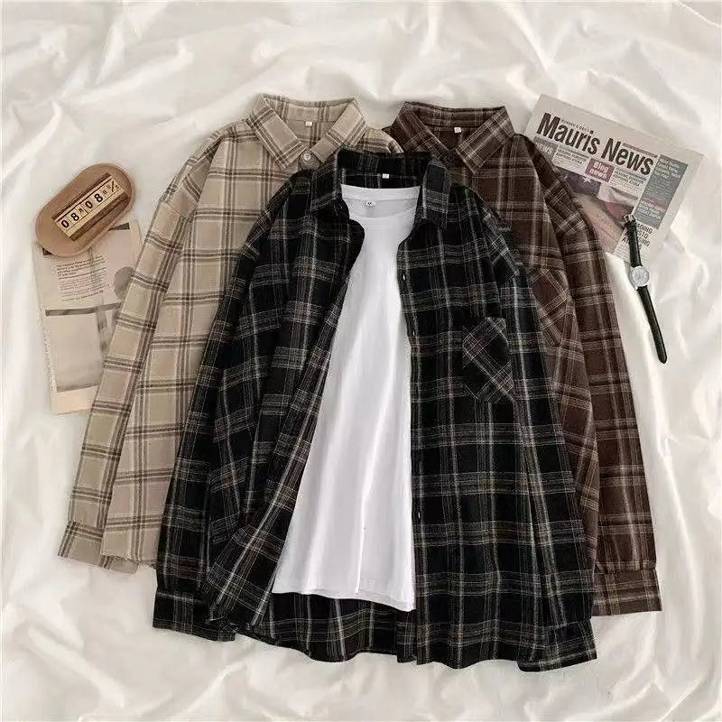 Oversized Women's Plaid