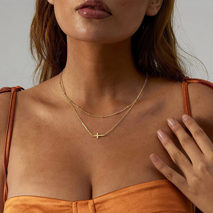 Luma Cross Necklace