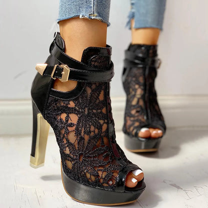 Calverra Lace Heels