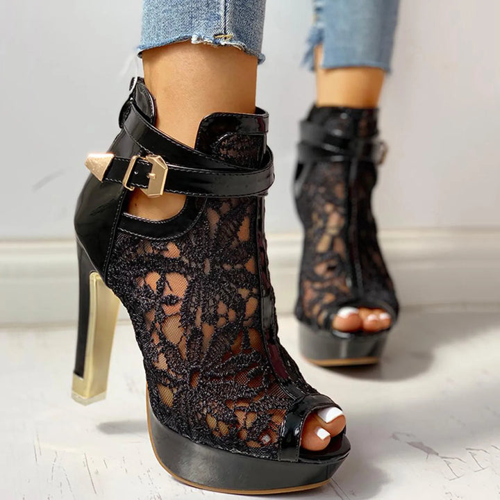 Calverra Lace Heels