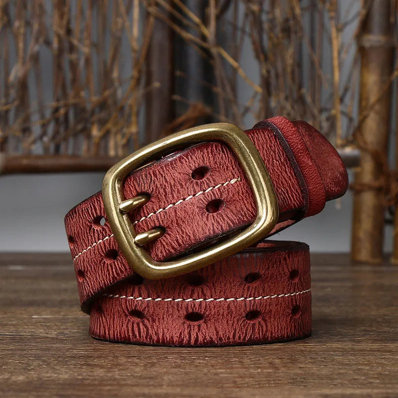 Brassline Genuine Leather Belt