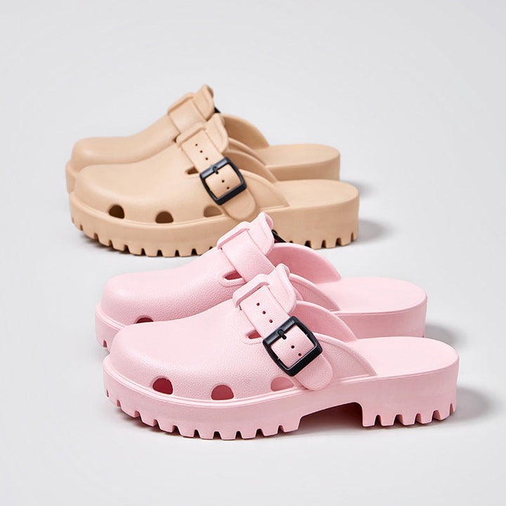 Daisy Buckle Clogs