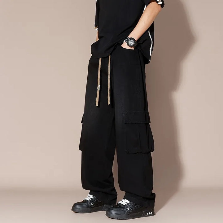 Gridline Cargo Jeans