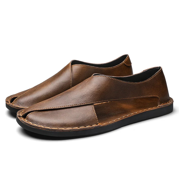 Averro Leather Slip-Ons