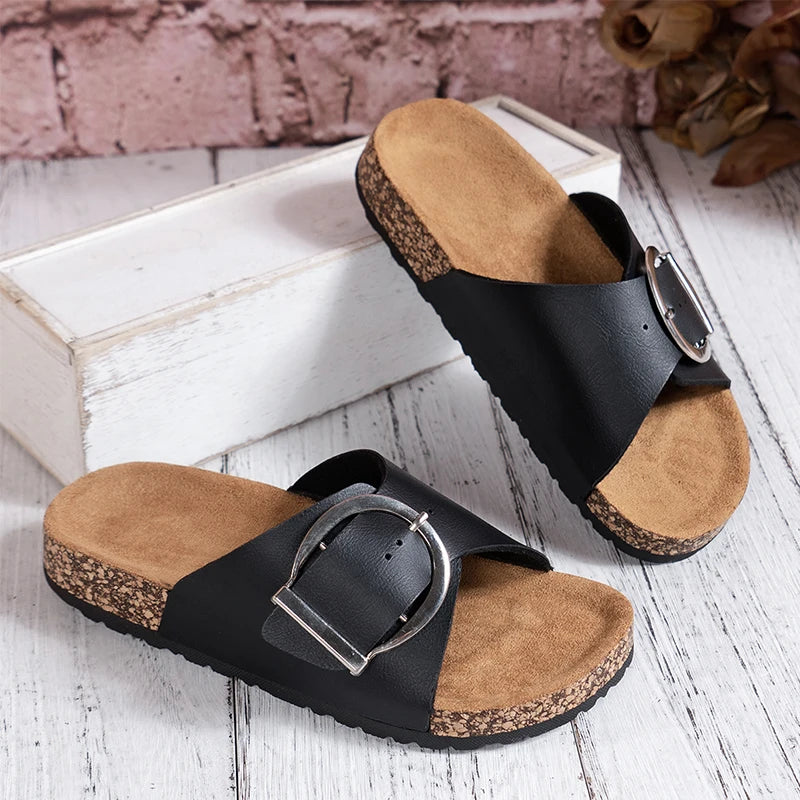 Amara Buckle Mules