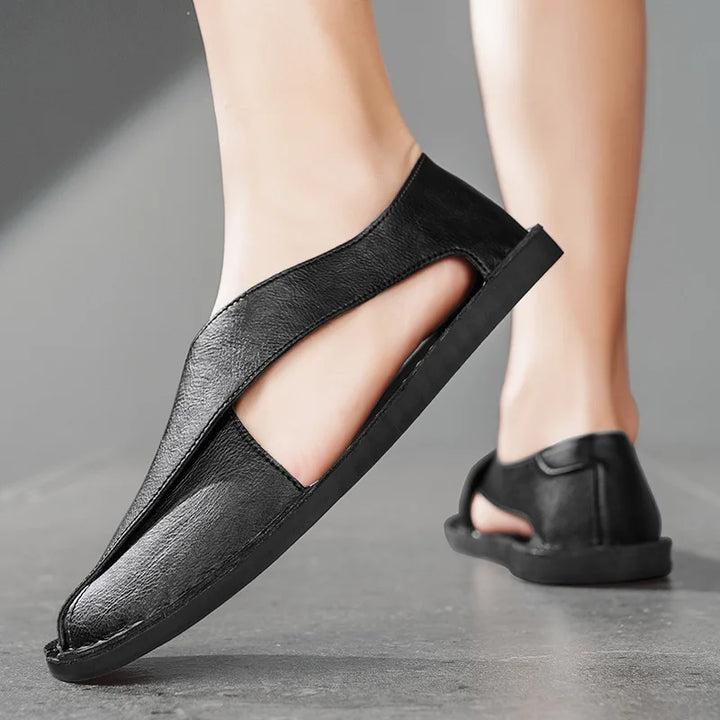 Averro Leather Slip-Ons