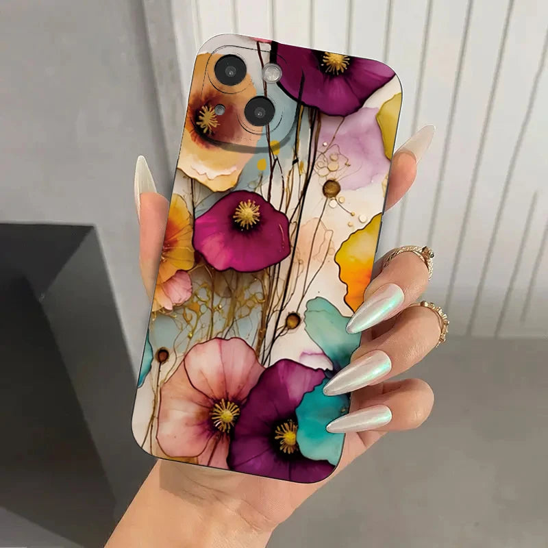 Amber Bloom iPhone Case