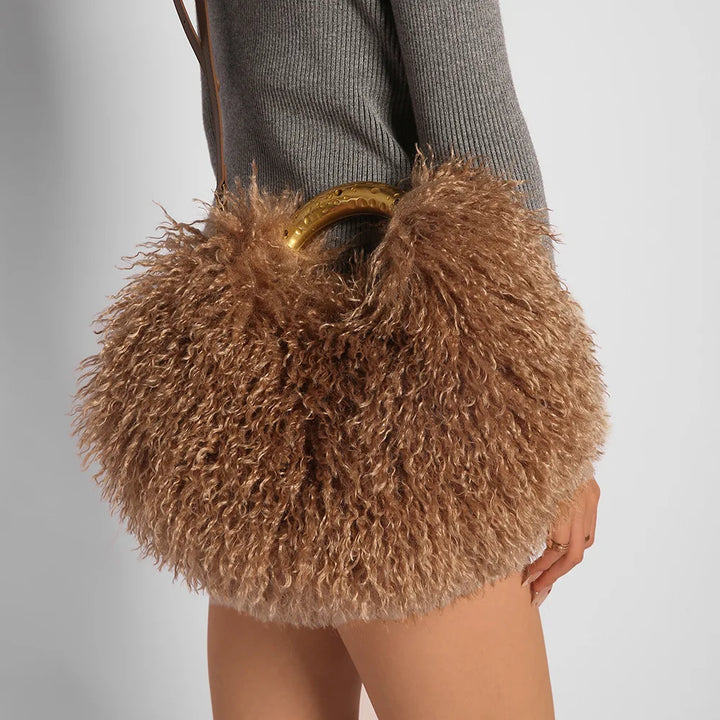 Lucia Plush Handbag