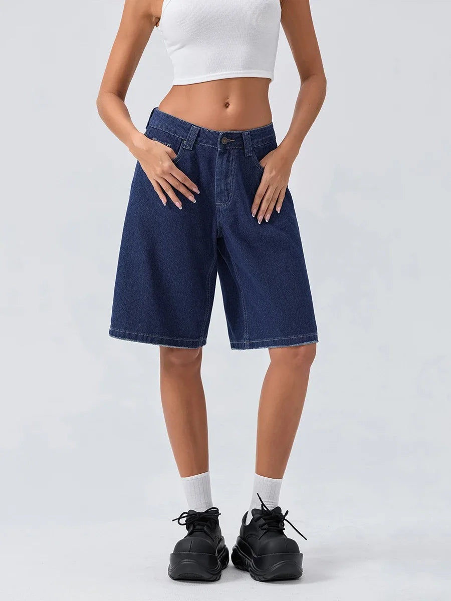 Olivette Bermuda Denim Shorts