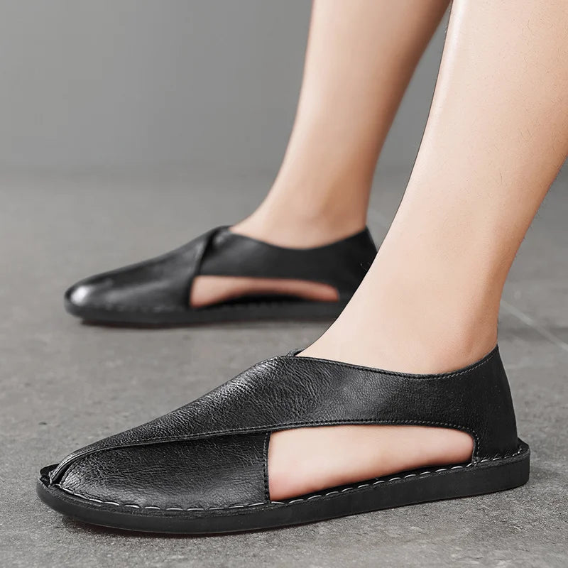 Averro Leather Slip-Ons