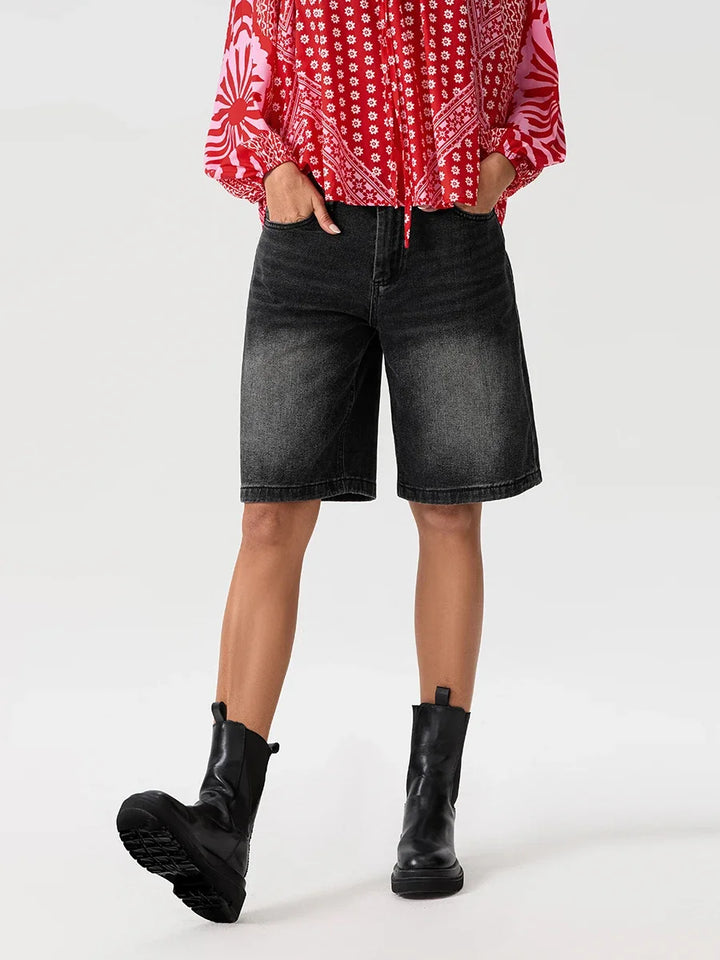 Olivette Bermuda Denim Shorts