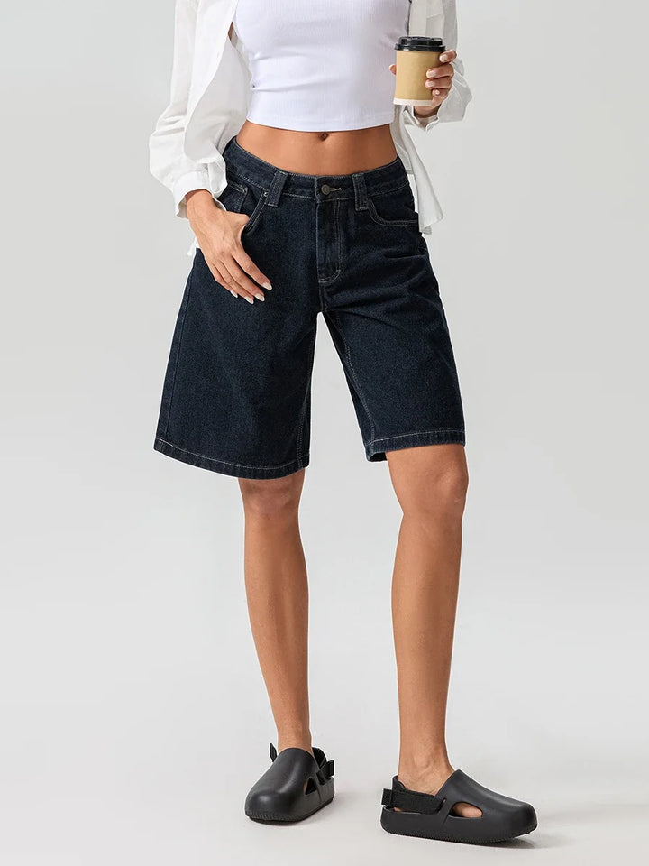 Olivette Bermuda Denim Shorts