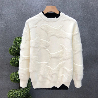 Men's Shark Textured Pullover