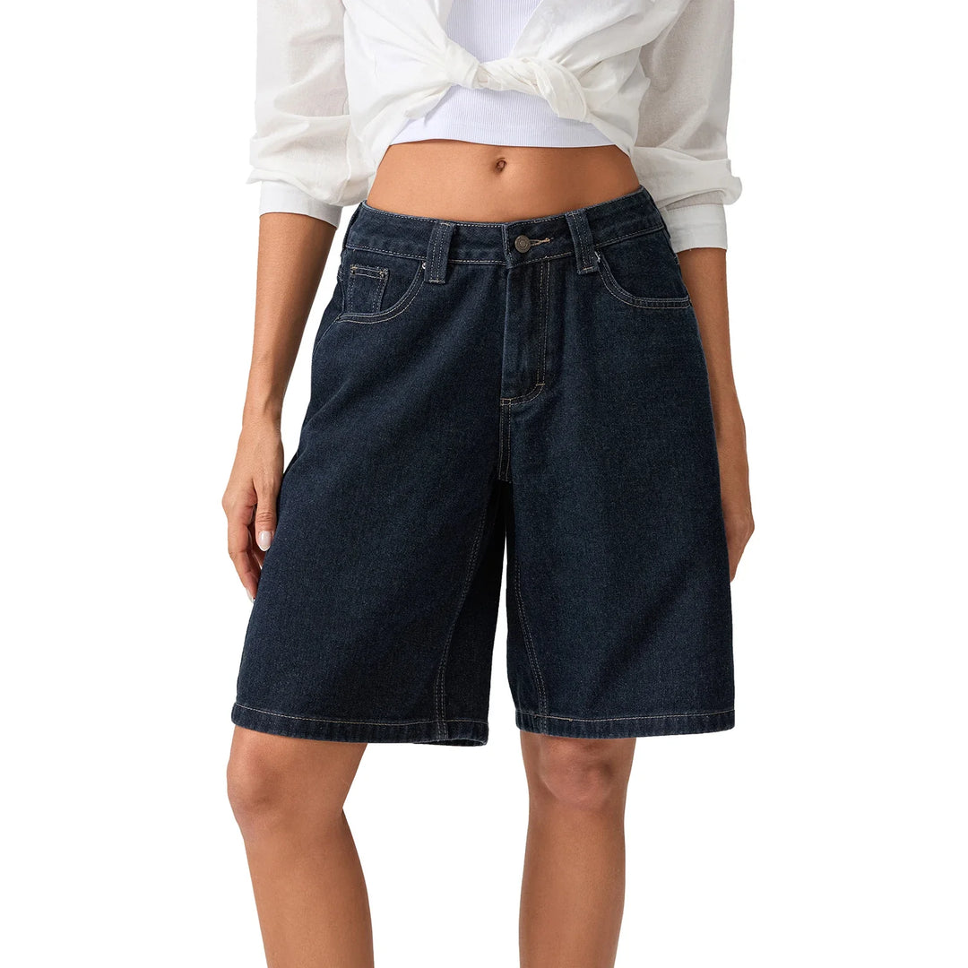 Olivette Bermuda Denim Shorts