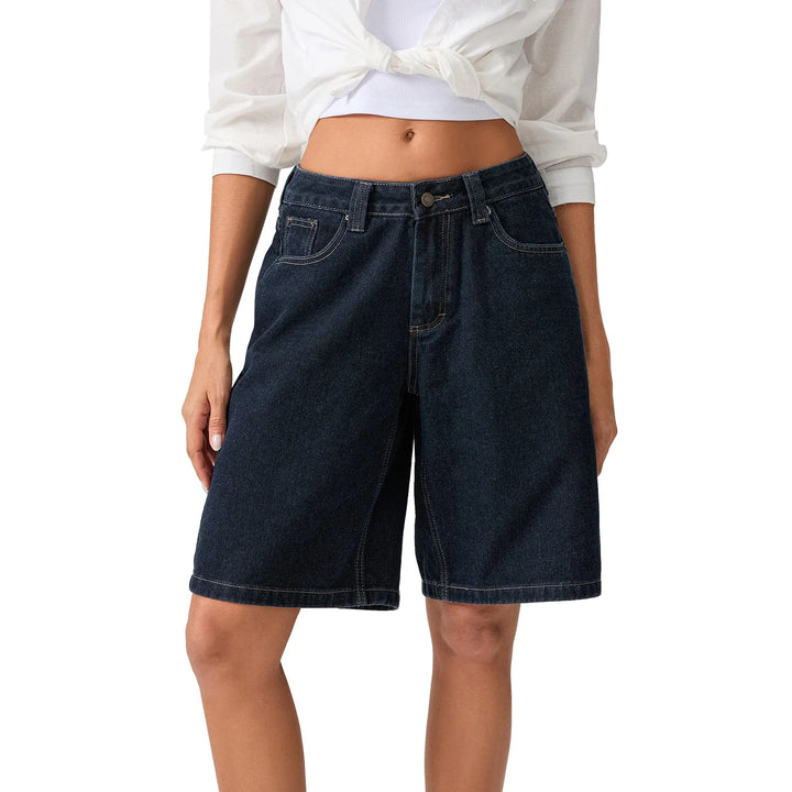 Olivette Bermuda Denim Shorts