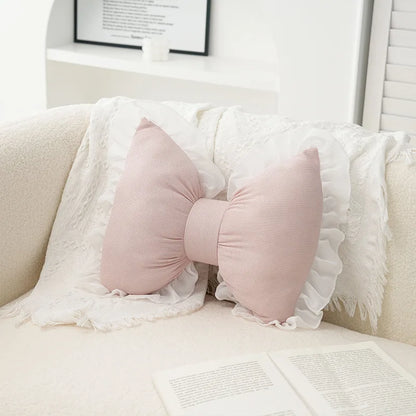 Bow Bliss Throw Pillow