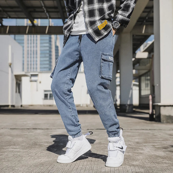 Crossfade Denim Joggers