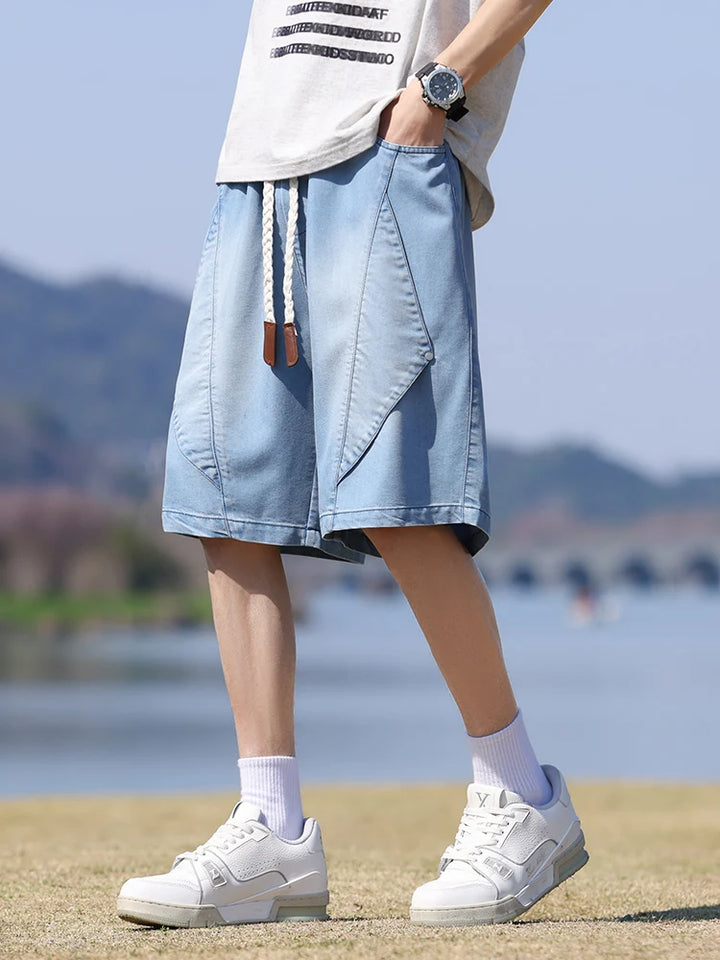 Vertex Washed Denim Shorts