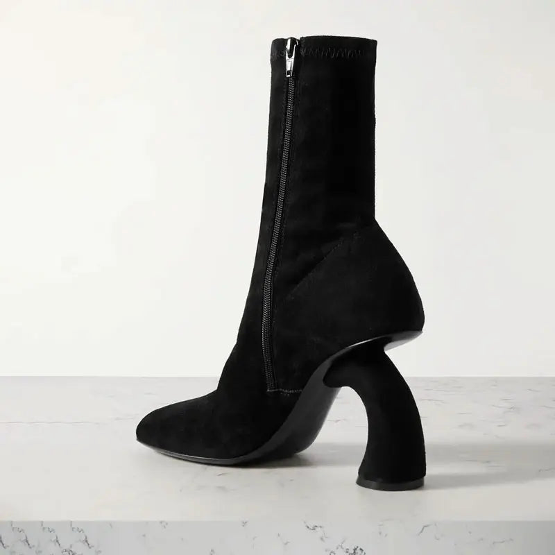 Avant-Garde Arch Heel Boots