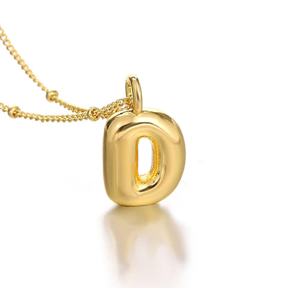 Bubble Letter Necklaces