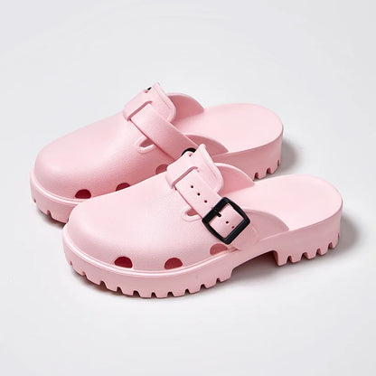 Daisy Buckle Clogs
