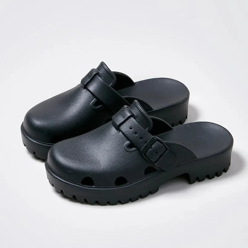 Daisy Buckle Clogs