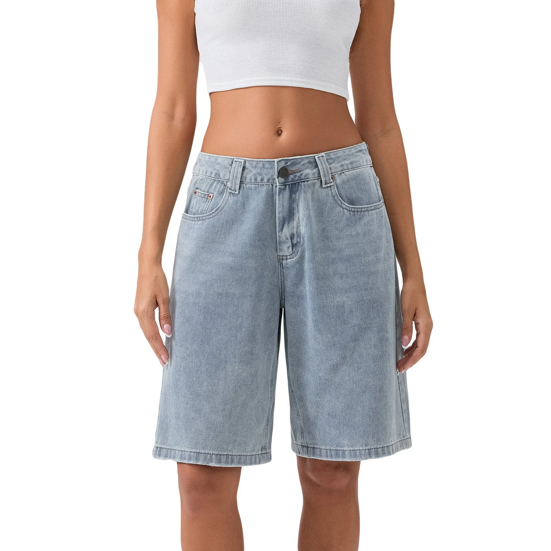 Olivette Bermuda Denim Shorts