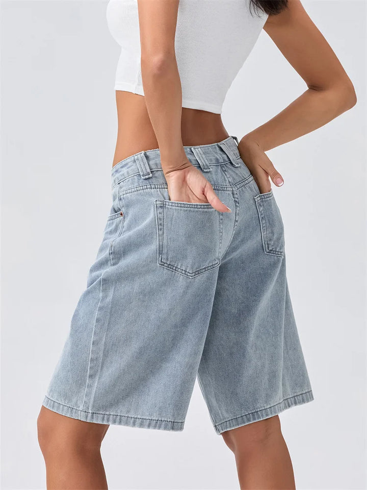 Olivette Bermuda Denim Shorts