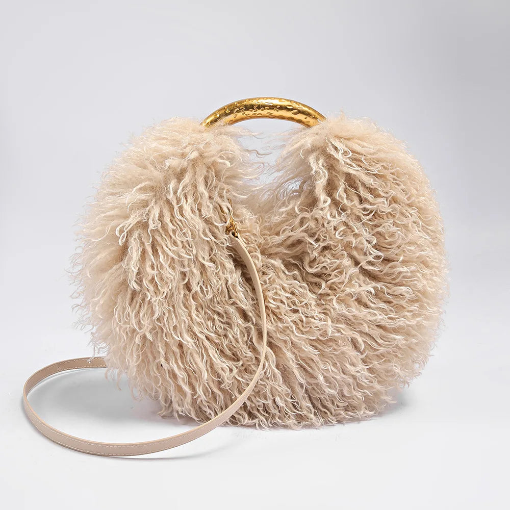 Lucia Plush Handbag