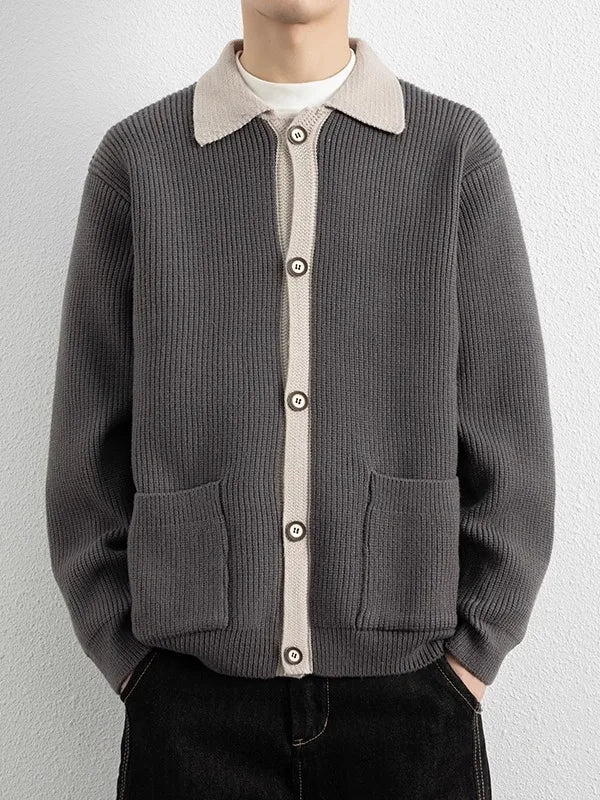 Barron Two-Tone Cardigan