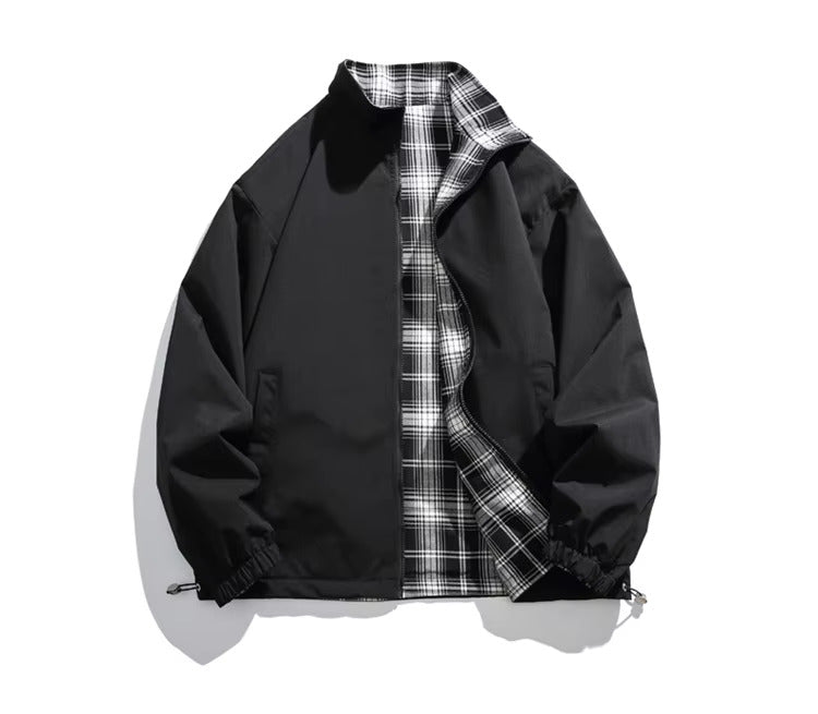 Men's Reversible Plaid Jacket