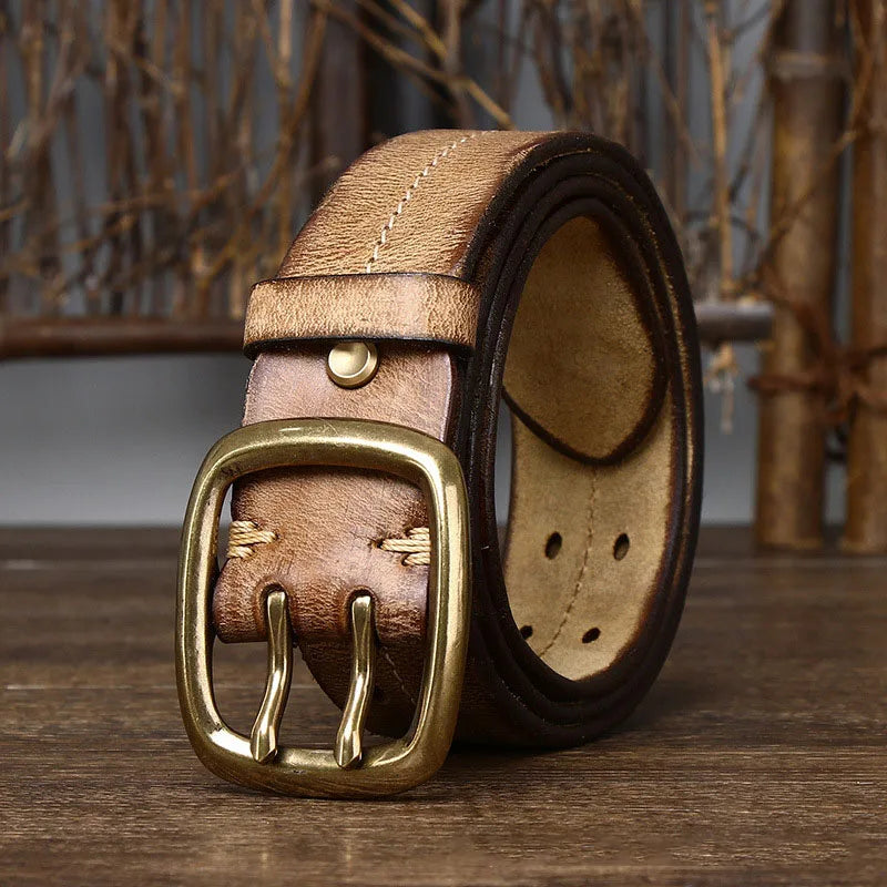 Brassline Genuine Leather Belt