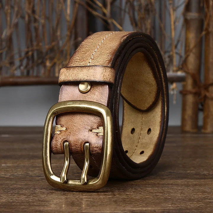 Brassline Genuine Leather Belt