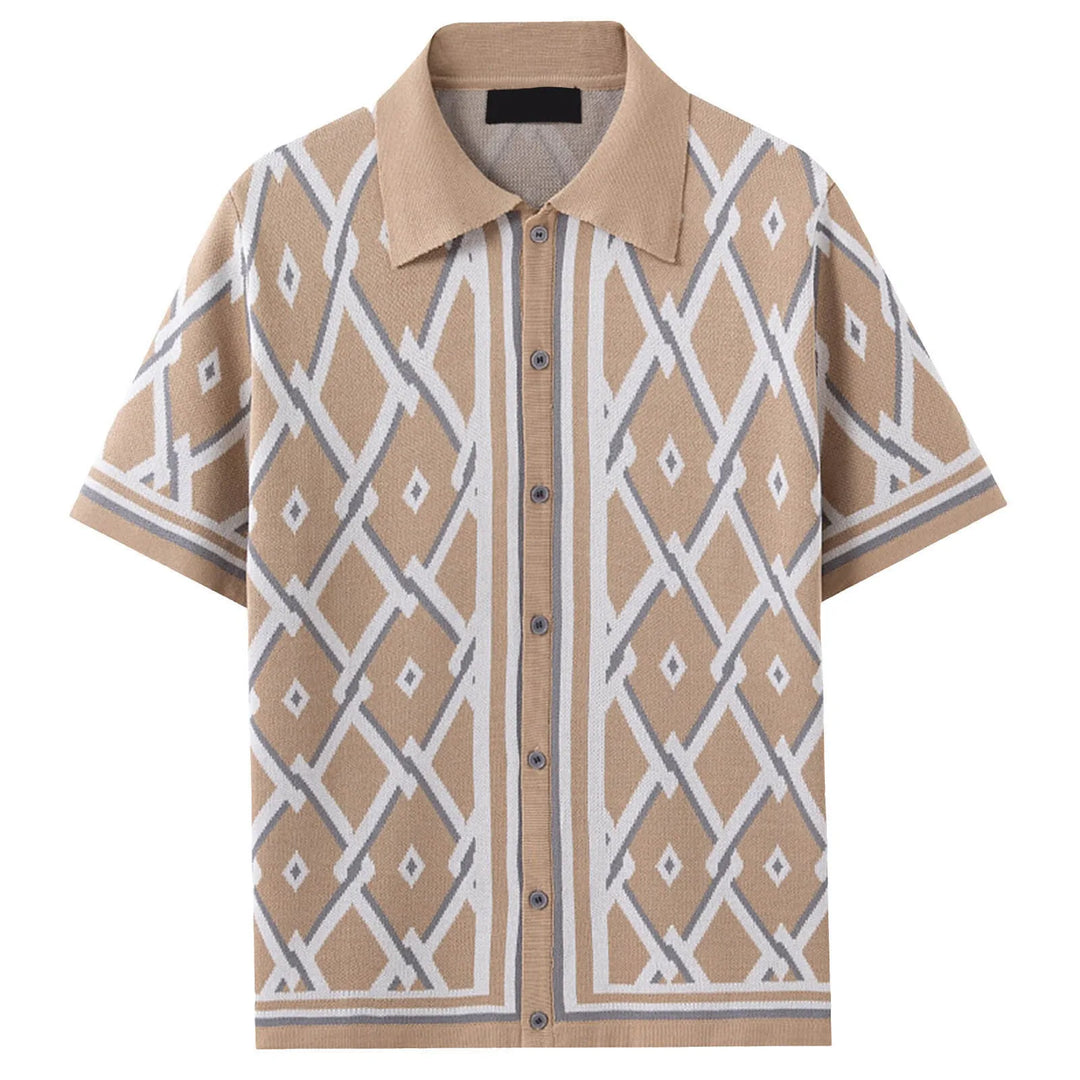 The Marque Knit Button-Up