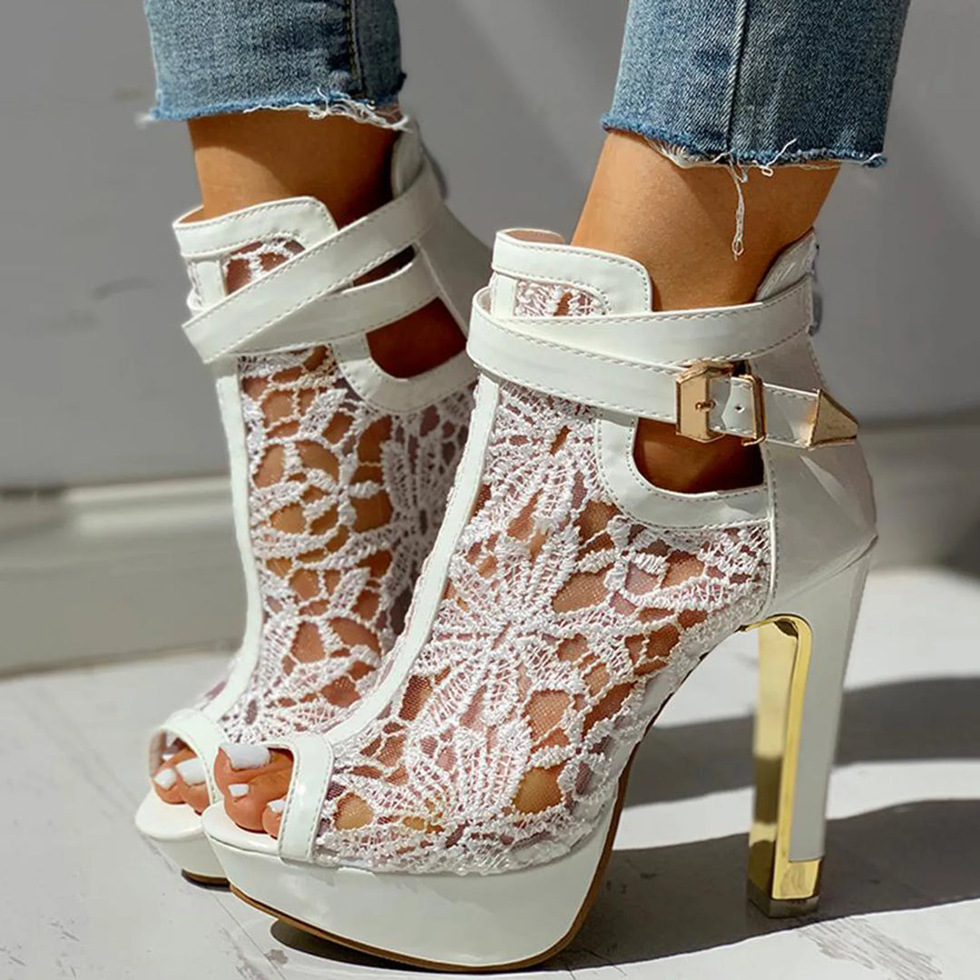 Calverra Lace Heels