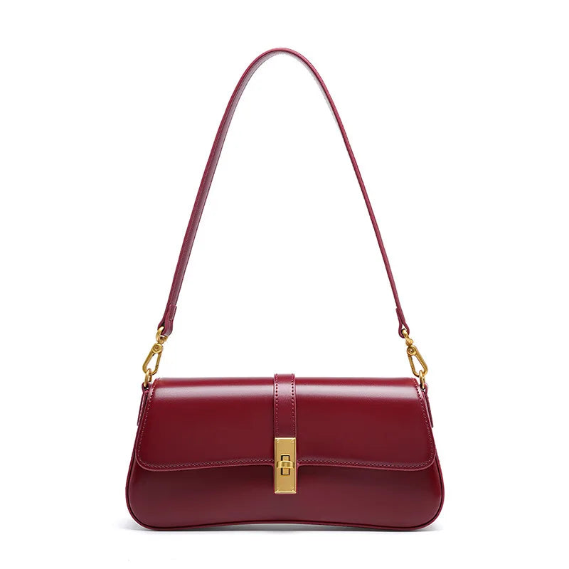 Vauréne Leather Shoulder Bag