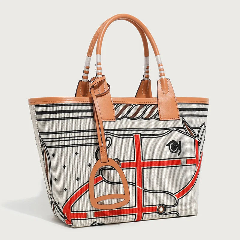 Carra Print Market Tote