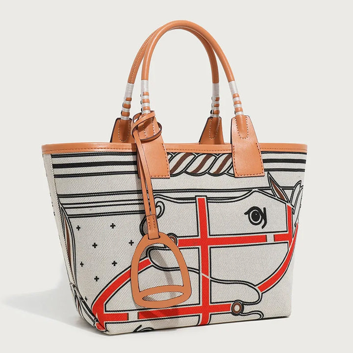 Carra Print Market Tote