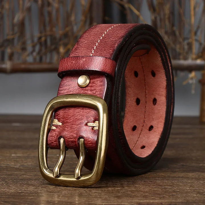 Brassline Genuine Leather Belt