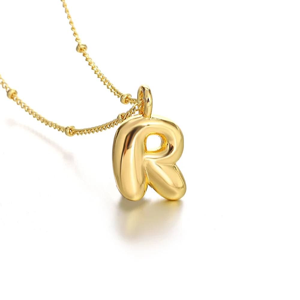 Bubble Letter Necklaces