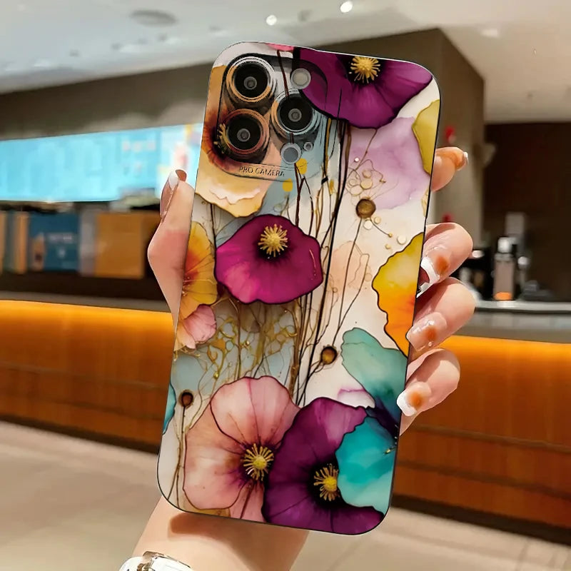 Amber Bloom iPhone Case