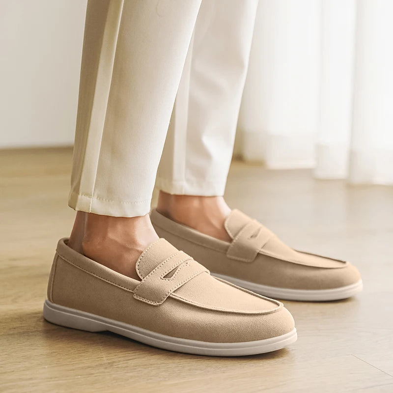 Harmon Suede Leather Loafers