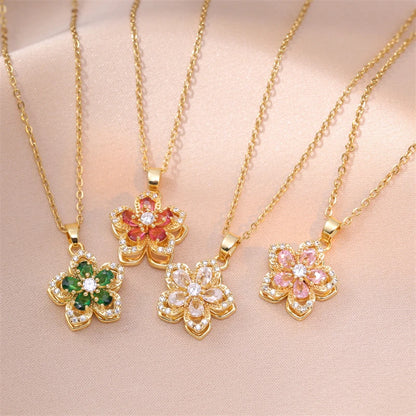 Ellis Bloom Pendant Necklace