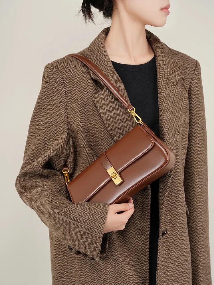 Vauréne Leather Shoulder Bag