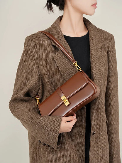 Vauréne Leather Shoulder Bag