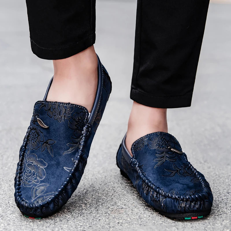 Wolfe Embossed Loafers