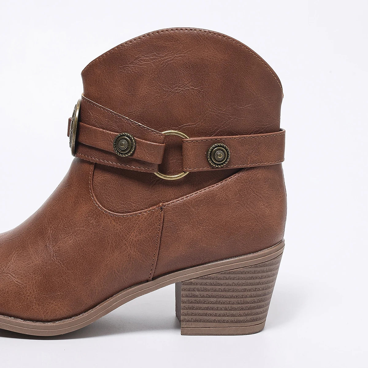 Sadie Western Buckle Boots
