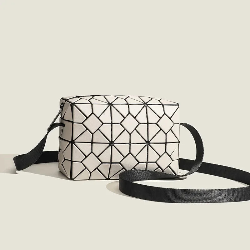 Liora Geogrid Crossbody Bag