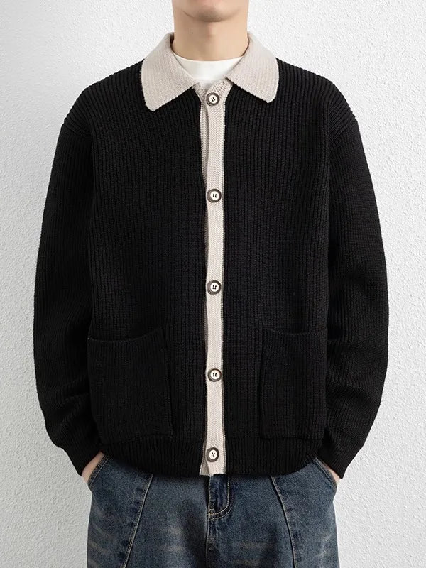 Barron Two-Tone Cardigan